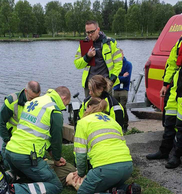 ambulanssjukvårdare i utbildning